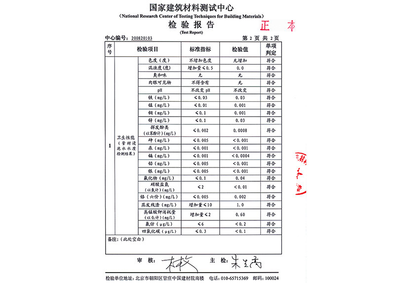 Inspection report 
